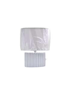 LAMPADA TAVOLO L2253 CERAMICA BIANCO 25X12CM
