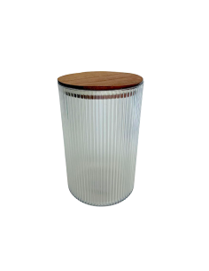 CONTENITORE TONDO 2,2LT COPERCHIO LEGNO