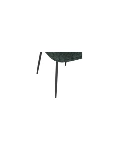 Sedia Seliso, chenille verde cedro, acciaio, 60x57x81 cm, stile moderno