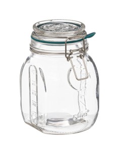five vaso di vetro Jarro trasparente 0,75 L, adatto microonde75LT
