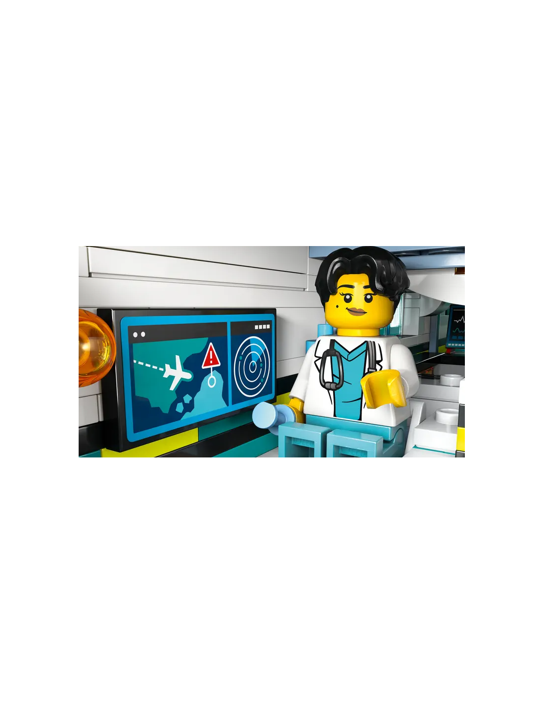 LEGO CITY 60465 AEREO AMBULANZA DI EMERGENZA PER BAMBINI + 6 ANNI
