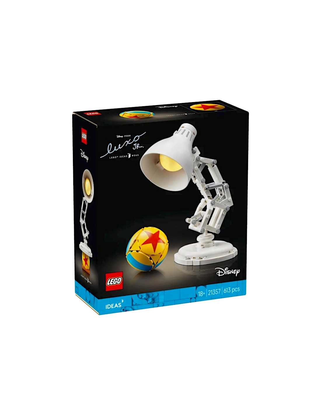 LEGO IDEAS 21357 DISNEY PIXAR LUXO JR. COSTRUZIONE +18 ANNI