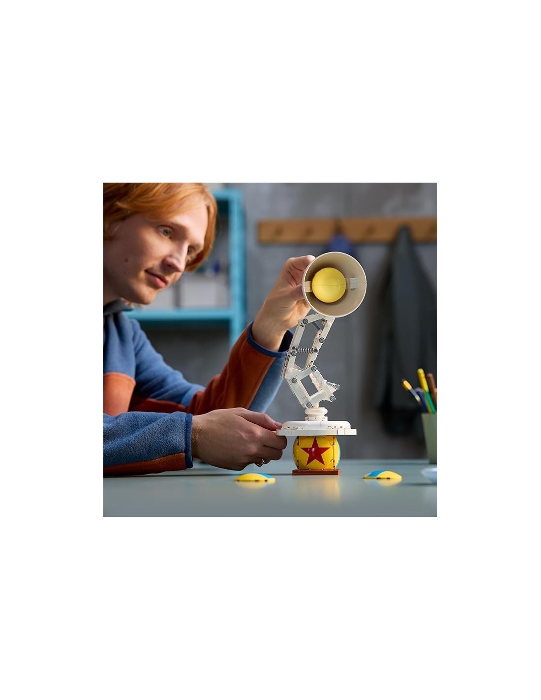 LEGO IDEAS 21357 DISNEY PIXAR LUXO JR. COSTRUZIONE +18 ANNI