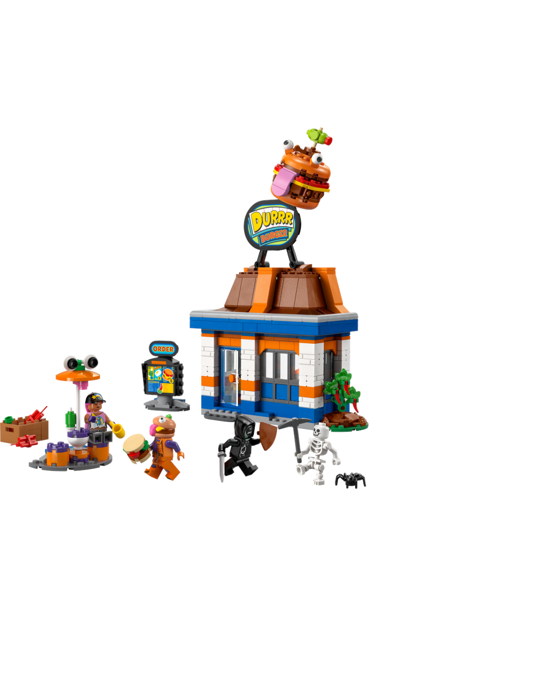 FORTNITE 77076 RISTORANTE DI DURRR BURGER, GIOCO CREATIVO + 10 ANNI