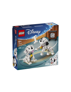 LEGO DISNEY 43271 PONGO E PEGGY - CARICA DEI 101, TV, OSSO E 2 CUCCIOLI, PER BAMBINI