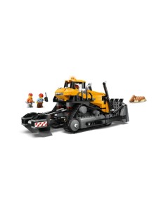 LEGO CITY 60466 BULLDOZER GIALLO CON ACCESSORI DA CANTIERE, PER BAMBINI +8 ANNI