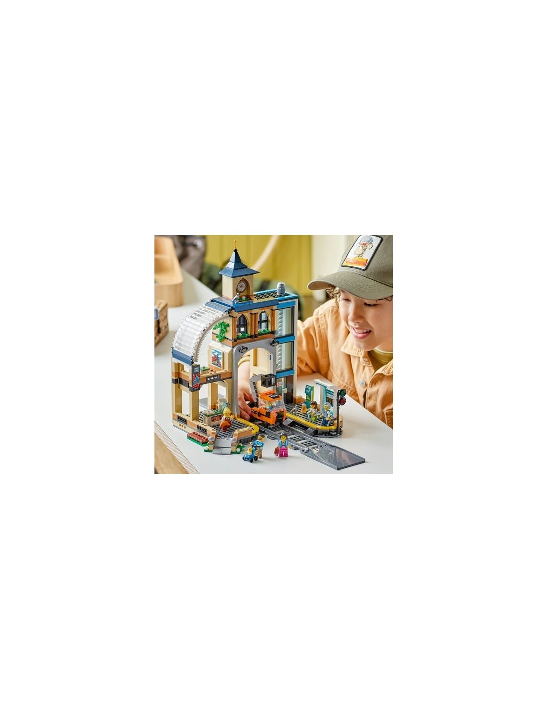 LEGO CITY 60469 STAZIONE CENTRALE CON ACCESSORI PER BAMBINI +7 ANNI