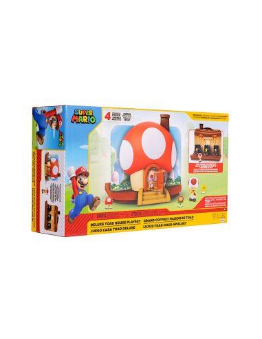 SUPERMARIO 41367 PLAYSET CASA DI TOAD, GIOCATTOLO INTERATTIVO PER BAMBINI