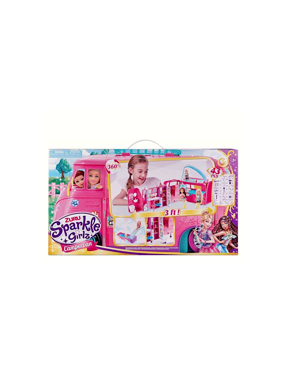 SPARKLE GIRLZ 100262 GLAM CAMPER VAN RETRO' APRIBILE