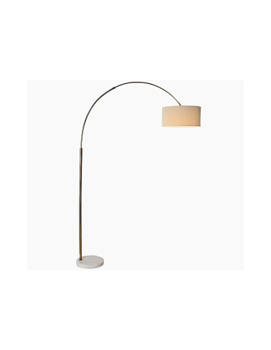 LAMPADA DA TERRA LA212968 LINO/MARMO 126X40X193CM DORATO