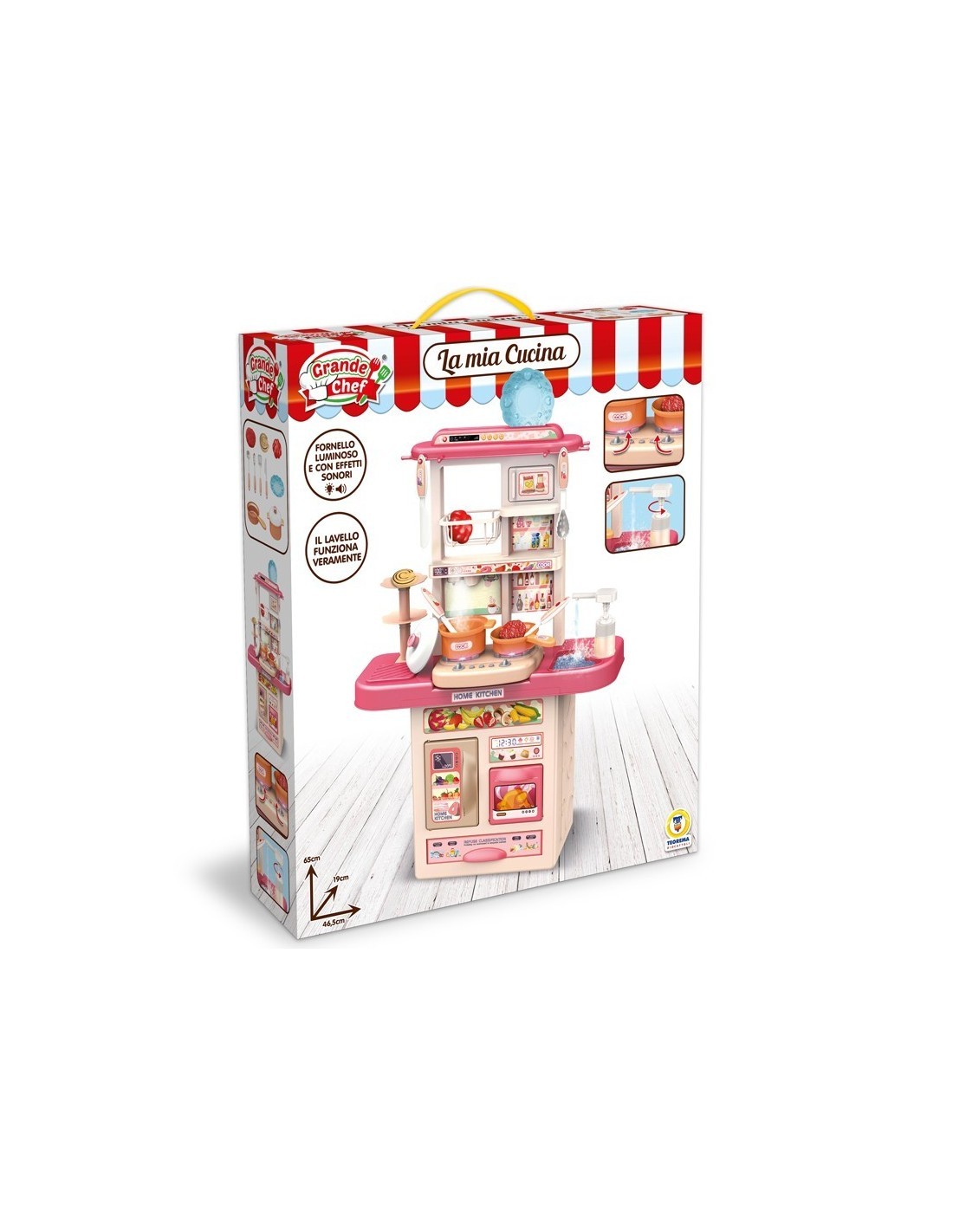 GRANDE CHEF - CUCINA LUCI E SUONI H65CM, GIOCO BAMBINI + 3 ANNI