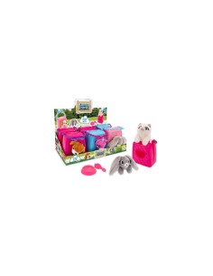 ISOLA DEI CUCCIOLI - MORBIDI PELUCHE DI ANIMALI ASSORTITI CON TRASPORTINO 2