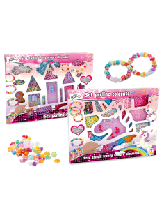 MISS SIGNORINA - SET PERLINE UNICORNO E CASTELLO 2 MODELLI ASSORTITO
