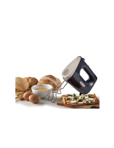 Sbattitore elettrico 450W, 5 velocità + Turbo, 2 fruste per impastare e montare, Dark & Sahara Grey