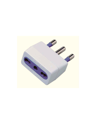 ADATTATORE SPINA E275 10/16A BIANCO