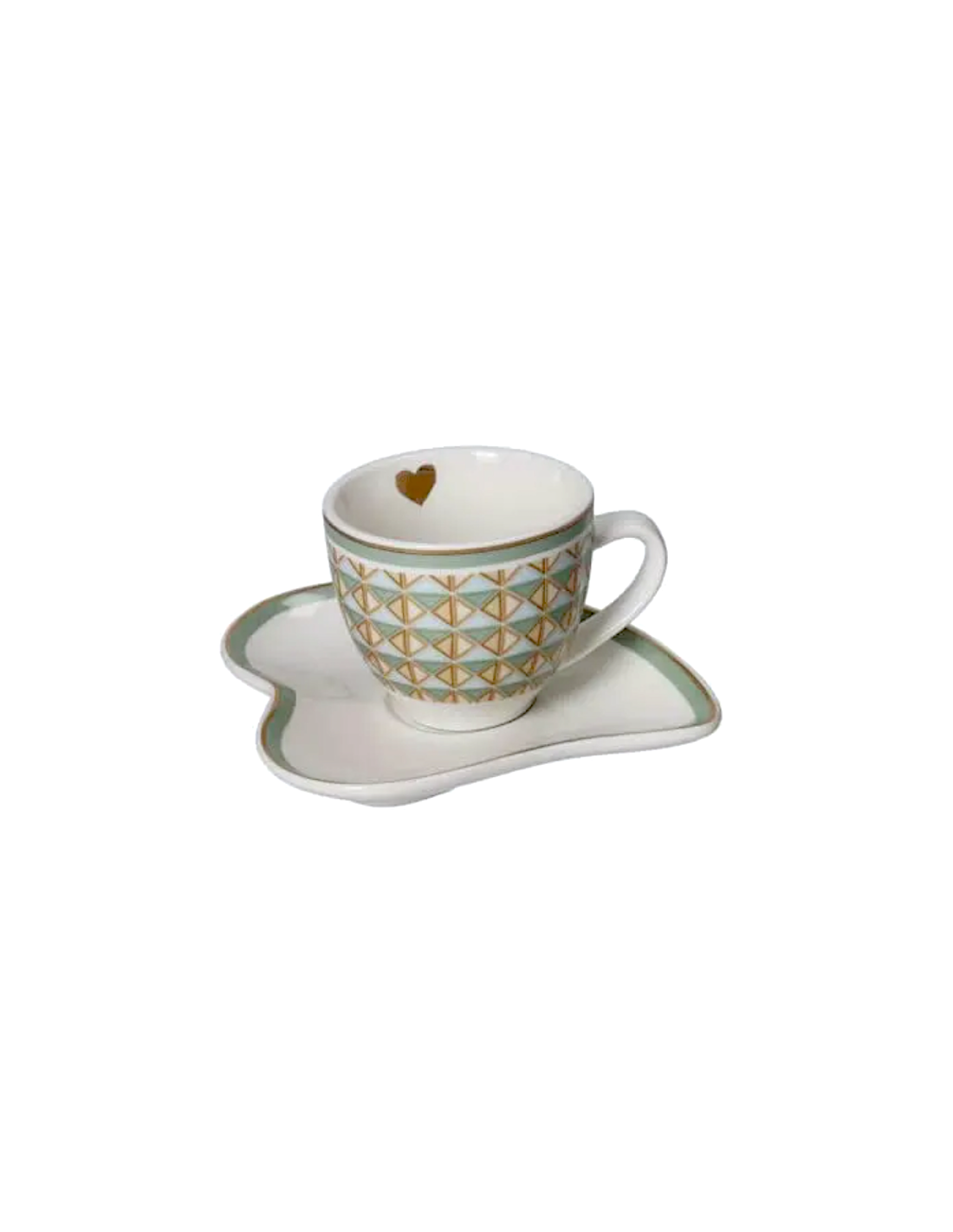 TAZZINA CAFFE CON PIATTINO DIAMANTINO