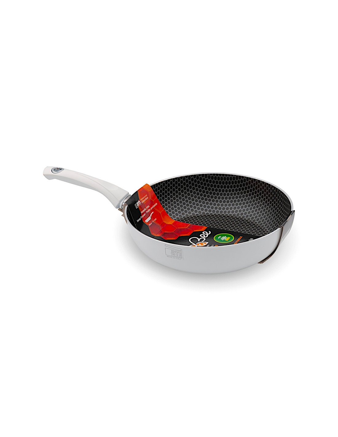 Padella alta 34 cm linea AM Bee nickel free