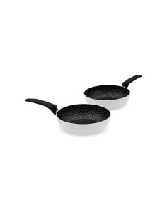 Bis padelle per induzione 24 e 28 cm con manico pieghevole AM Bee