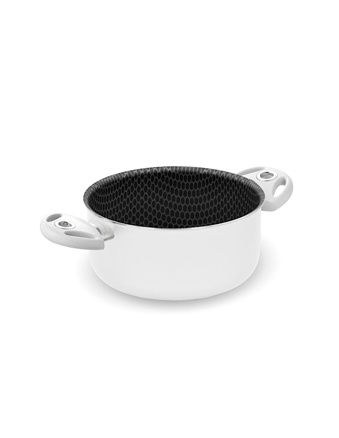 Casseruola per induzione 24 cm con 2 manici linea AM Bee nickel free