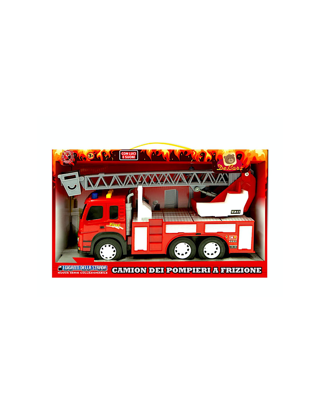 CAMION POMPIERI A FRIZIONE LUCI E SUONI