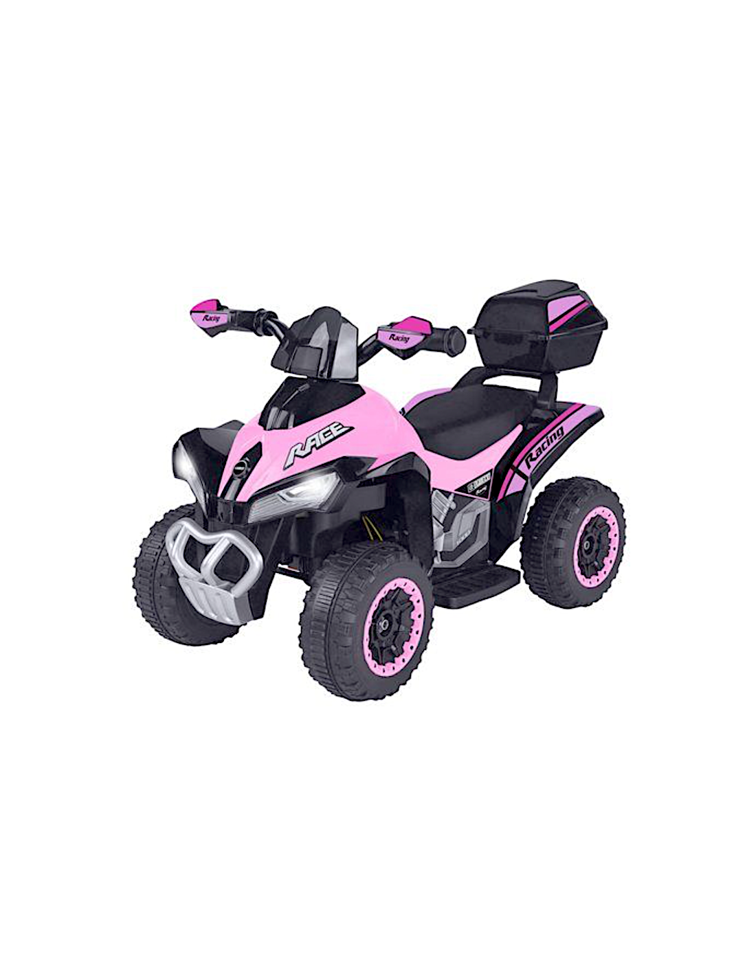 QUAD ELETTRICO, ROSA, 12V, BATTERIA LI-ION, MOTORE 15W, BLUETOOTH, GLOBO 42899, BAMBINI 3+