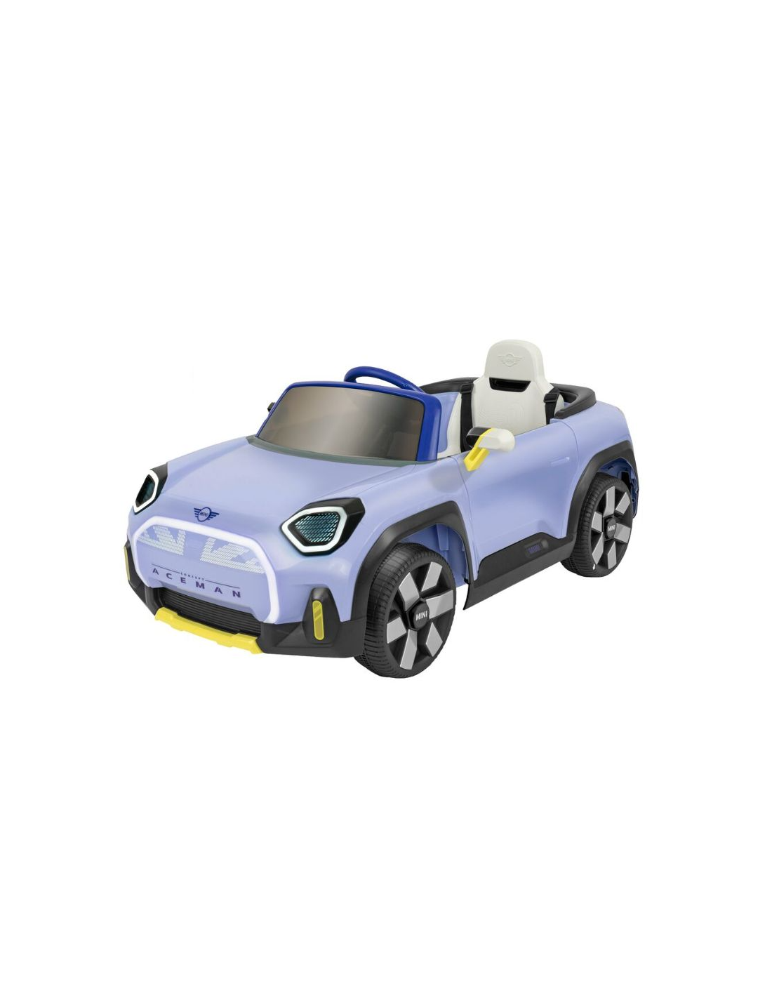 AUTO ELETTRICA, MINI ACEMAN, ROSA, 12V, BATTERIA LI-ION, TELECOMANDO PARENTALE, PORTE APRIBILI, GLOBO 42748, BAMBINI 3+