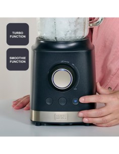 Black+Decker BXJB2000E frullatore 2000W caraffa vetro 1.8L lame inox turbo