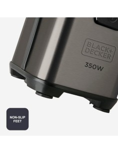 Black+Decker BXJBA350E frullatore portatile 350W 2 contenitori 600ml lame inox