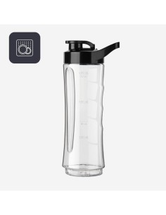 Black+Decker BXJBA350E frullatore portatile 350W 2 contenitori 600ml lame inox