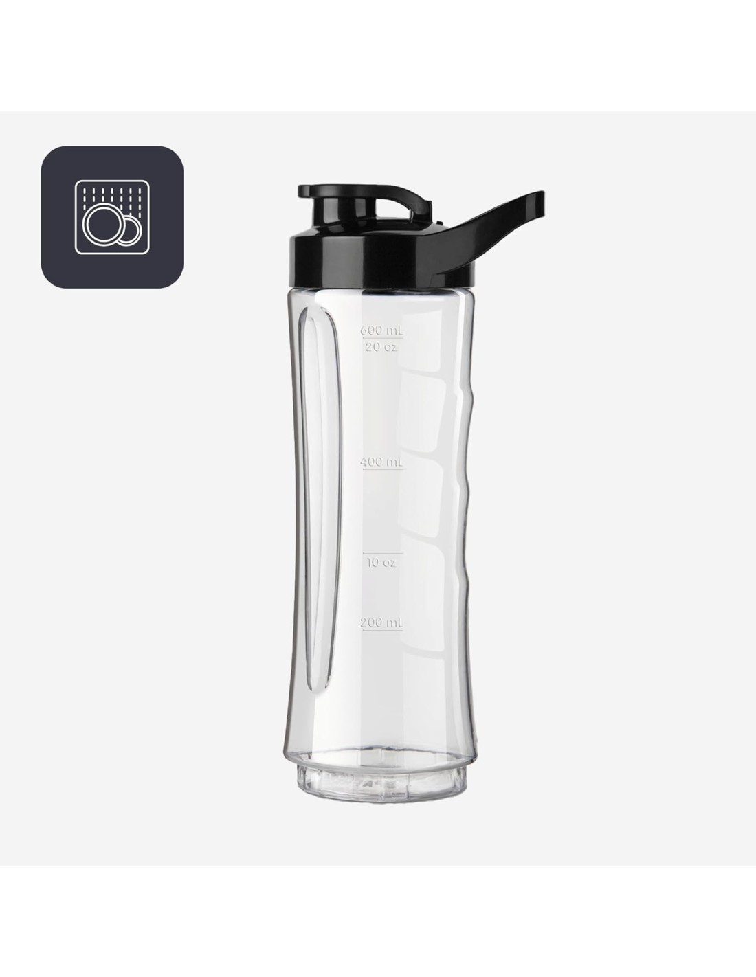 Black+Decker BXJBA350E frullatore portatile 350W 2 contenitori 600ml lame inox