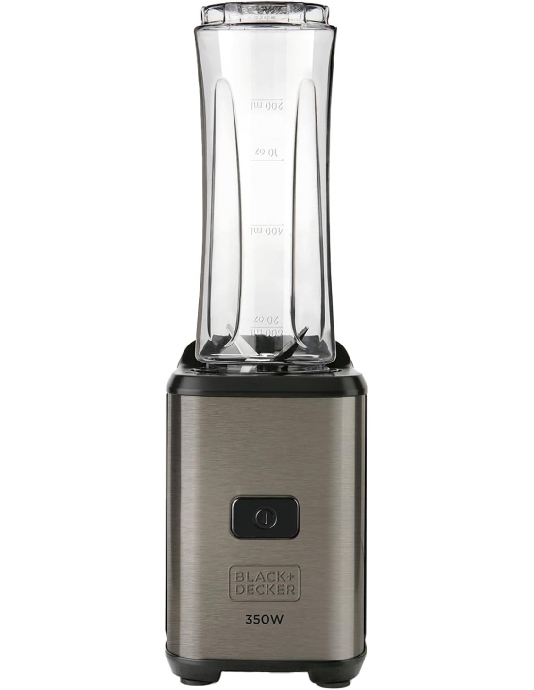 Black+Decker BXJBA350E frullatore portatile 350W 2 contenitori 600ml lame inox