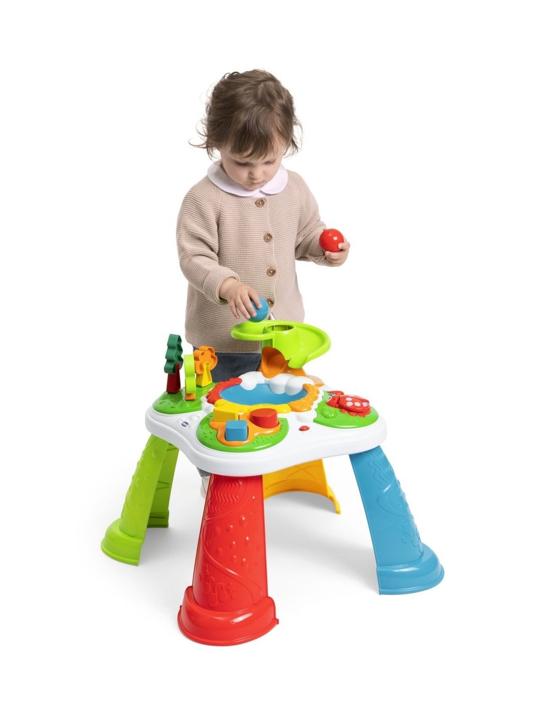 Chicco Tavolo della Foresta – Centro Attività Elettronico 2 in 1 (10-36 Mesi)