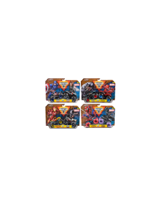 MONSTER JAM 6070555 MARVEL SET 2 MONSTER TRUCK IN SCALA 1:64, PER BAMBINI + 3 ANNI, ASSORTITO
