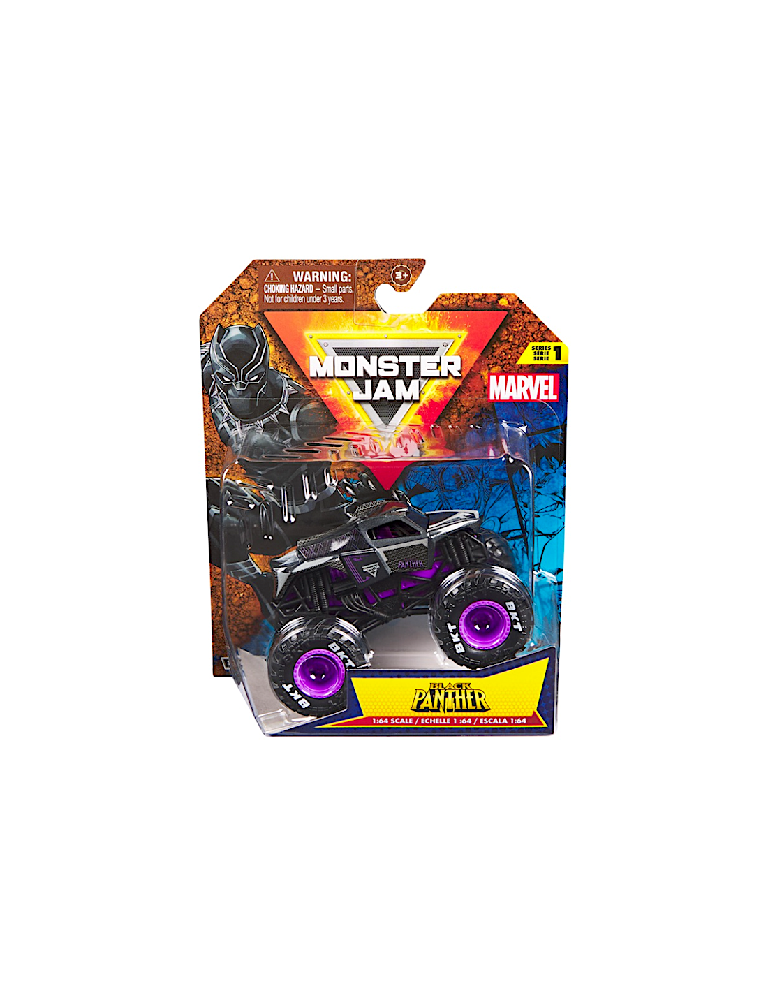 MONSTER JAM 6069960 MARVEL MONSTER TRUCK ASSORTITO SCALA 1:64