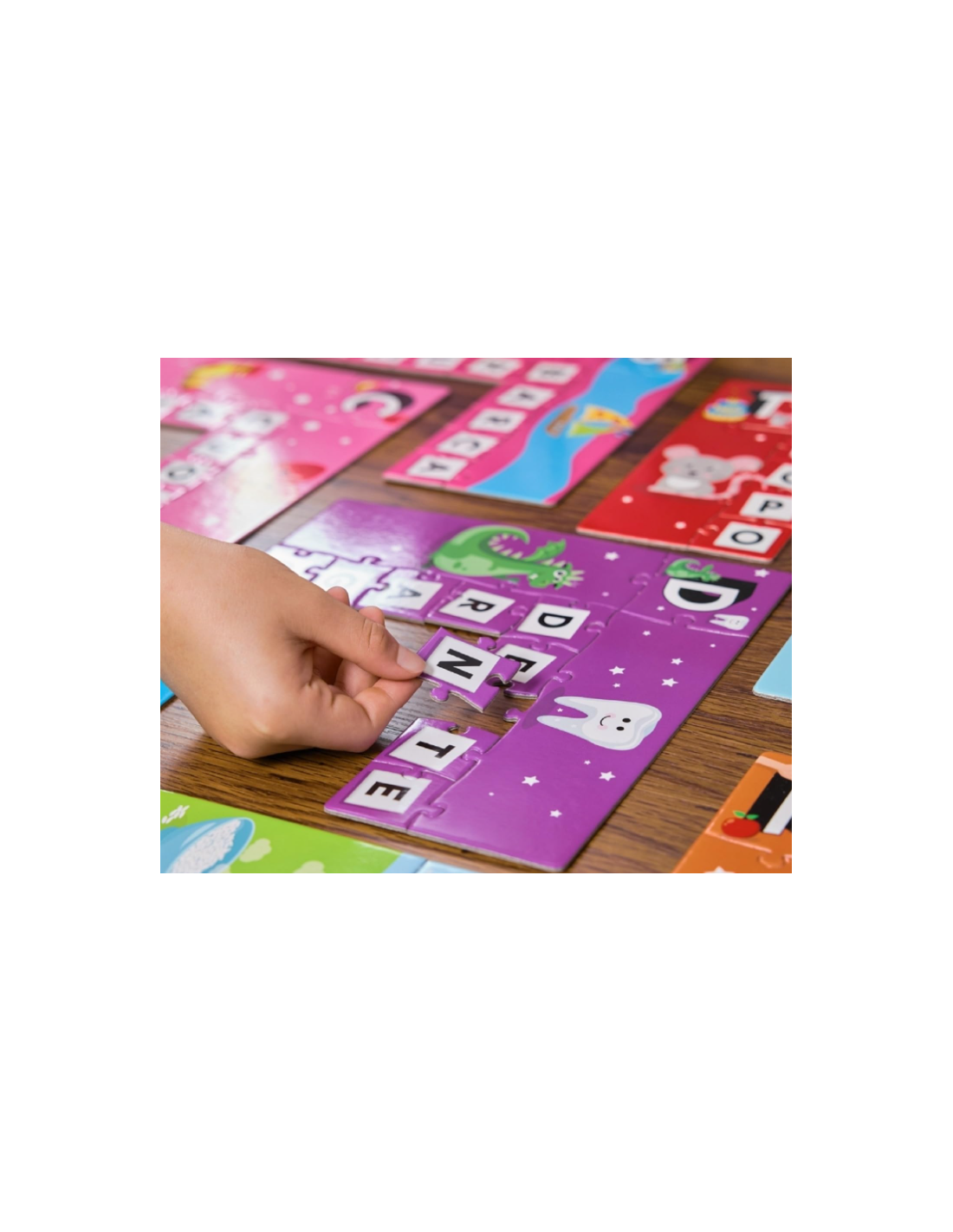 IL MIO PRIMO SCARABEO, PUZZLE EDUCATIVO, IMPARANDO L'ABC, GIOCO PER BAMBINI 3+ ANNI, LETTERE E PAROLE, 15 PEZZI
