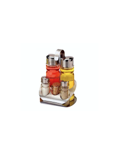 SIRIO MENAGE TAVOLA 5PZ ACCIAIO INOX