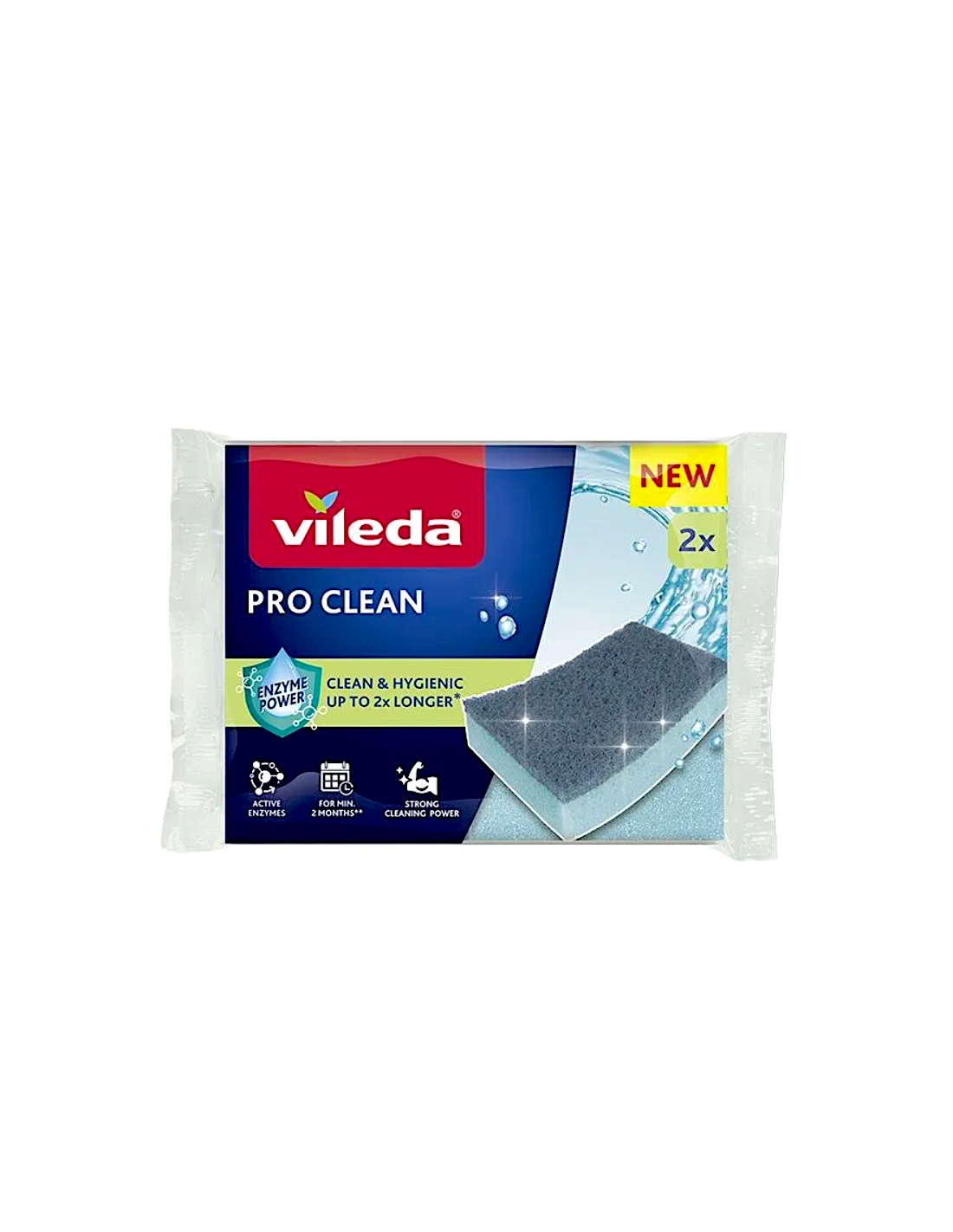 179254 PRO CLEAN CONF 2 SPUGNE CLASSICHE