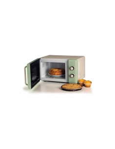 Ariete 3960 Forno a Microonde Vintage, 800W, 20 Litri, 6 Livelli, Timer 30 Min, Verde