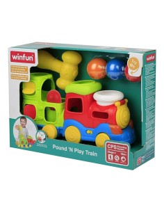 TRENINO MUSICALE BATTI PALLINE WINFUN WFN000780, LUCI E SUONI PER INFANZIA