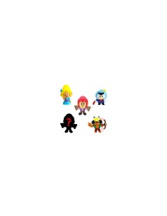 BRAWL STARS BRS17499 SET 5 PERSONAGGI ASSORTITO