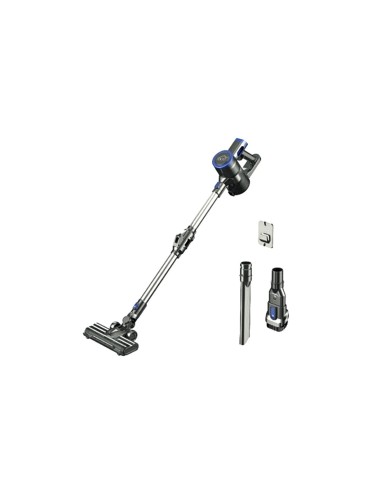 DCG BS5075, scopa elettrica ricaricabile 22V, cordless, 2 velocità, 2in1, aspirapolvere portatile, spazzola motorizzata