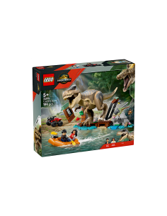 LEGO JURASSIC WORLD 76975 FUGA SUL FIUME DAL T-REX DINOSAURO A GIOCATTOLO +5 ANNI