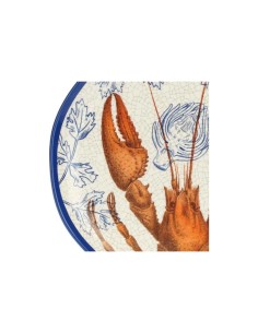 Set, 2, Piatti Piani, Ocean Life, Melamina, Diametro 27 cm