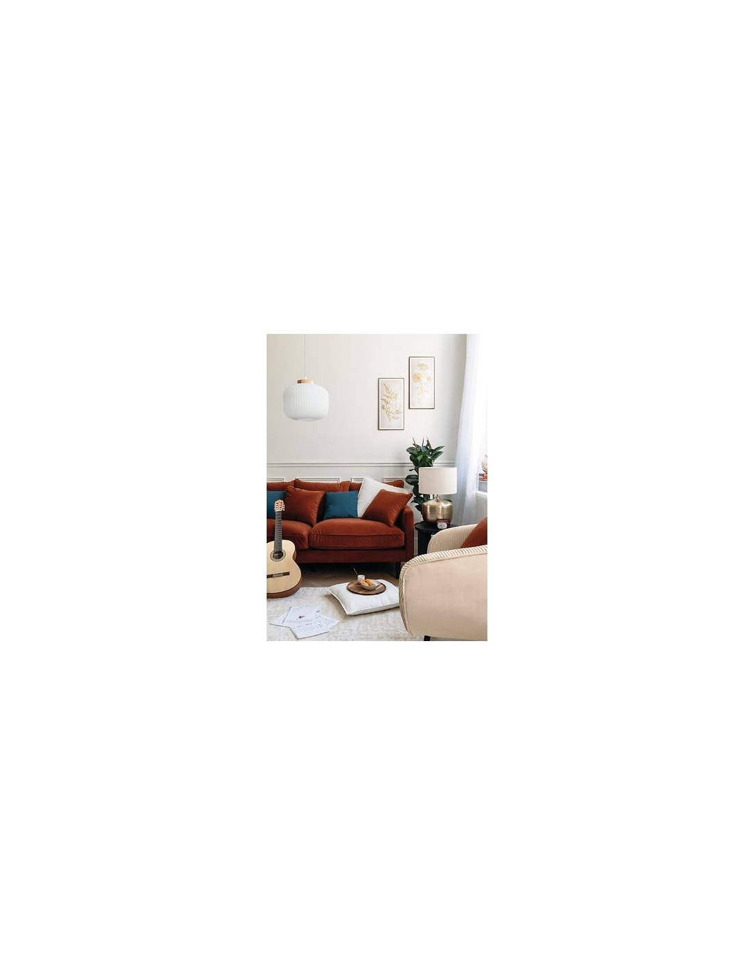 Tavolino da caffè, Bloom, diametro 40 cm, nero, MDF, finitura opaca, stile moderno
