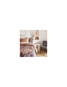 Tavolino da caffè, Bloom, diametro 40 cm, avorio, MDF, finitura opaca