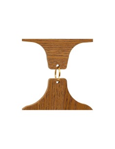 Portafoto, verticale, 5 immagini, Isaura, H125 cm, MDF effetto legno, ATMOSPHERA CREATEUR D'INTERIEUR