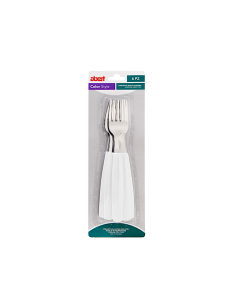 EXAGONA CONF 6 FORCHETTE TAVOLA BIANCO
