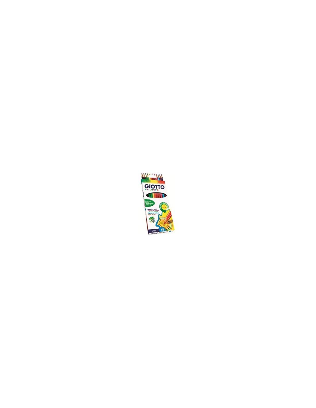 Giotto Stilnovo – Astuccio con 12 Pastelli Colorati Multicolore