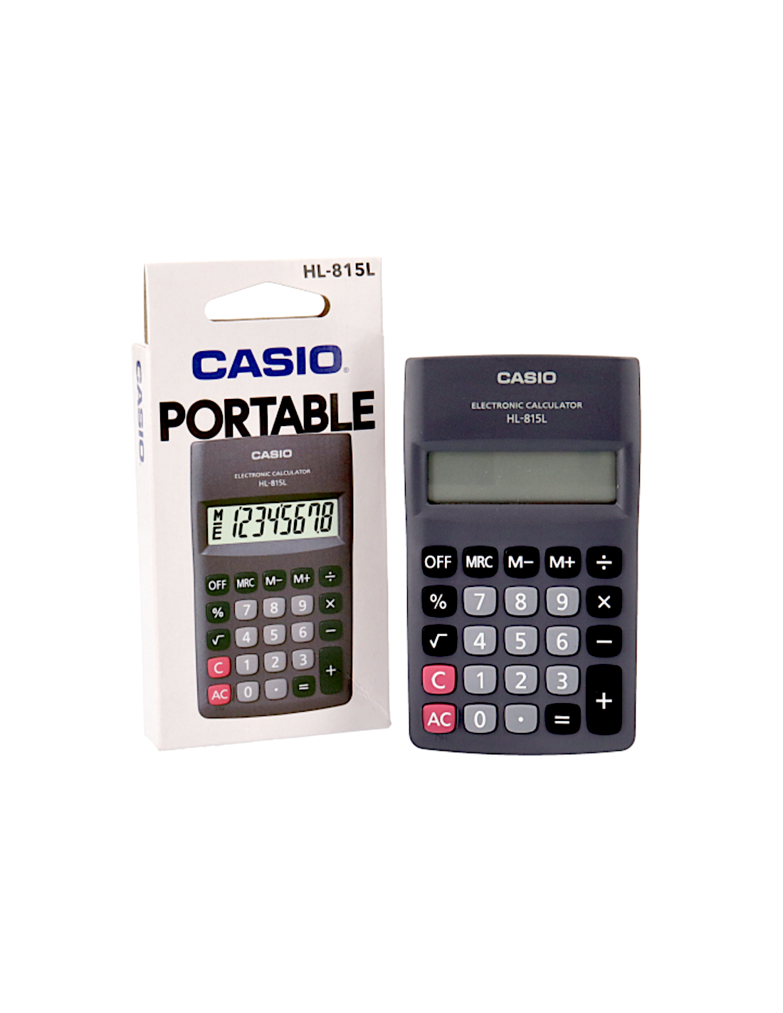 CALCOLATRICE TASCABILE CASIO HL-815L, DISPLAY 8 CIFRE