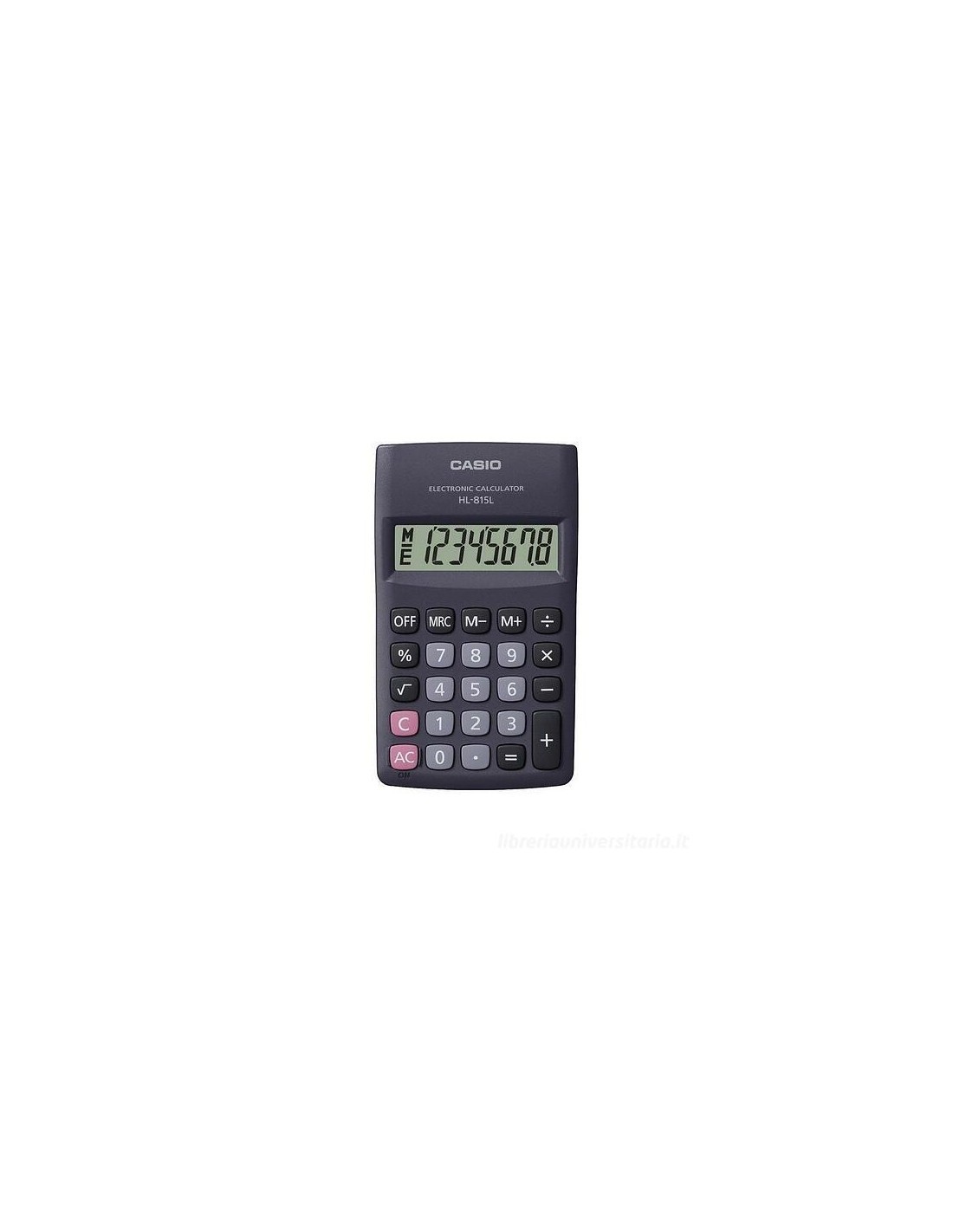 CALCOLATRICE TASCABILE CASIO HL-815L, DISPLAY 8 CIFRE